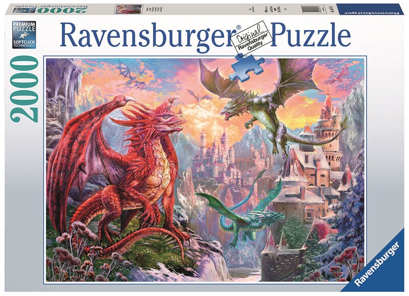 Drageland 2000 biter Puslespill Ravensburger Puzzle