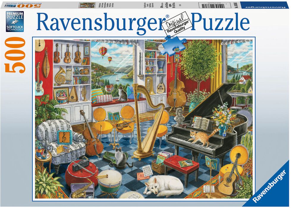 Musikkrommet 500 biter Puslespill Ravensburger Puzzle