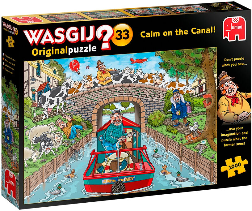 Wasgij Original 33 Puslespill Calm on the Canal