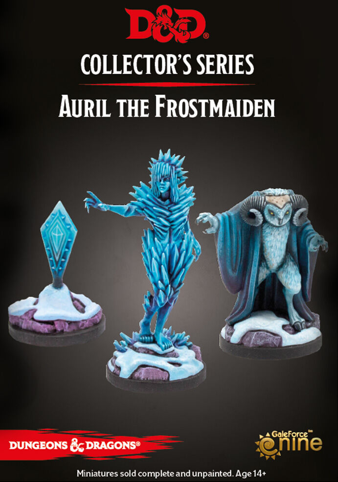 D&D Figur Coll. Series Auril (3 figurer) Dungeons & Dragons Collectors Series