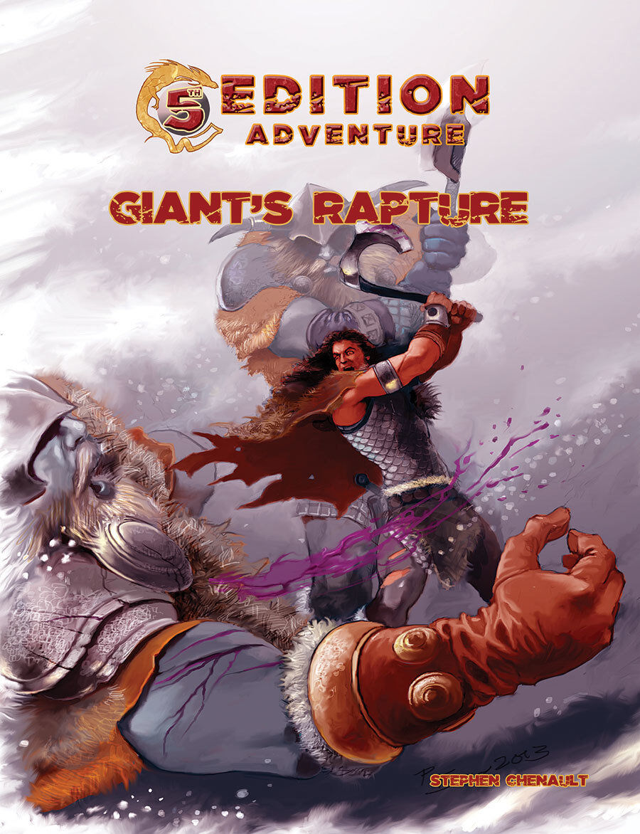 D&D Adventure Giants Rapture Dungeons & Dragons Scenario