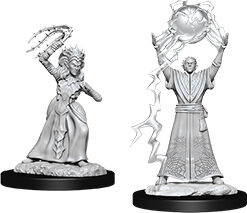 D&D Figur Nolzur Drow Mage & Priestess Nolzur's Marvelous Miniatures