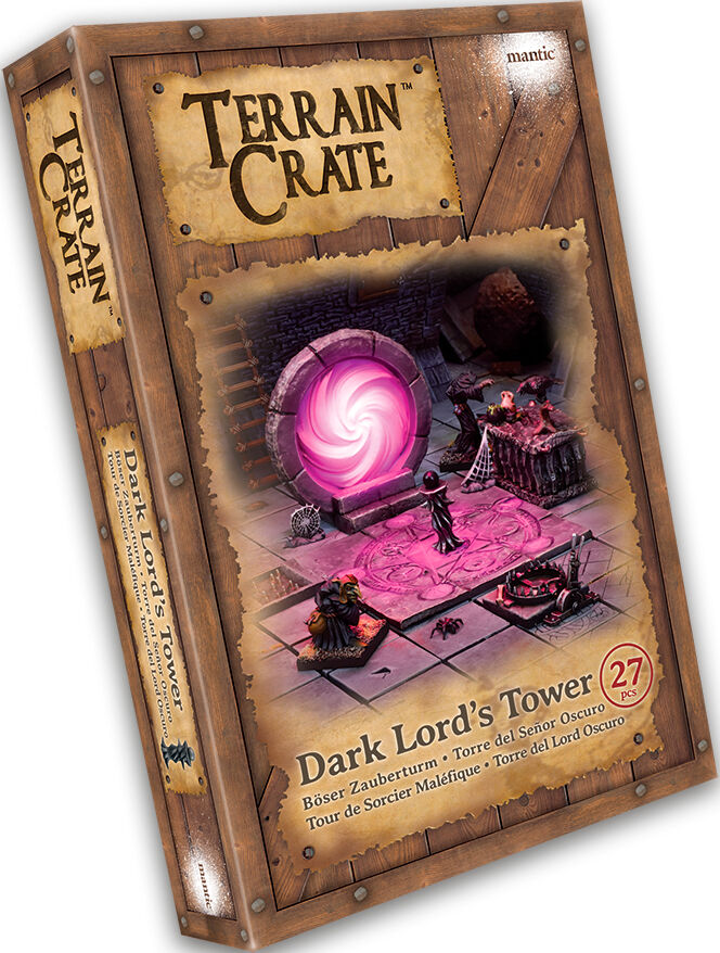 Terrain Crate Dark Lords Tower Fra Mantic Games - 24 deler