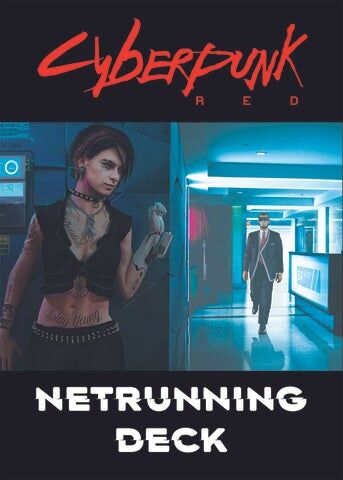 Cyberpunk Red RPG Netrunning Deck