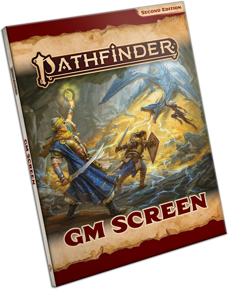 Pathfinder 2nd Ed GM Screen Landscape Second Edition RPG