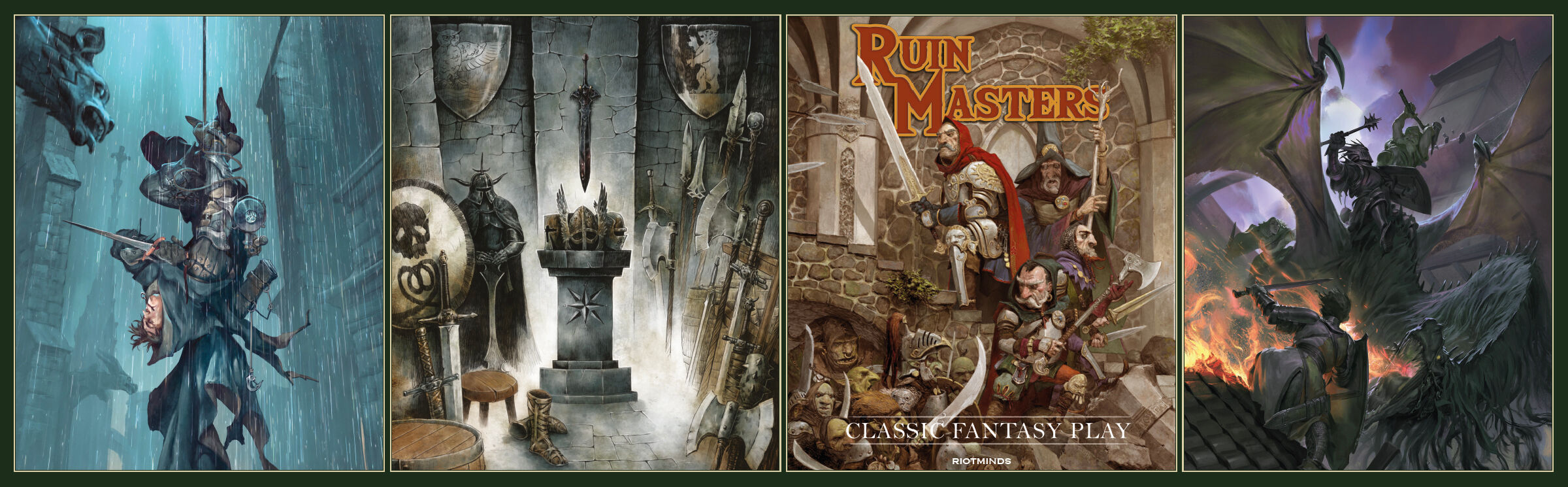 Ruin Masters RPG GM Screen Classic Fantasy Play