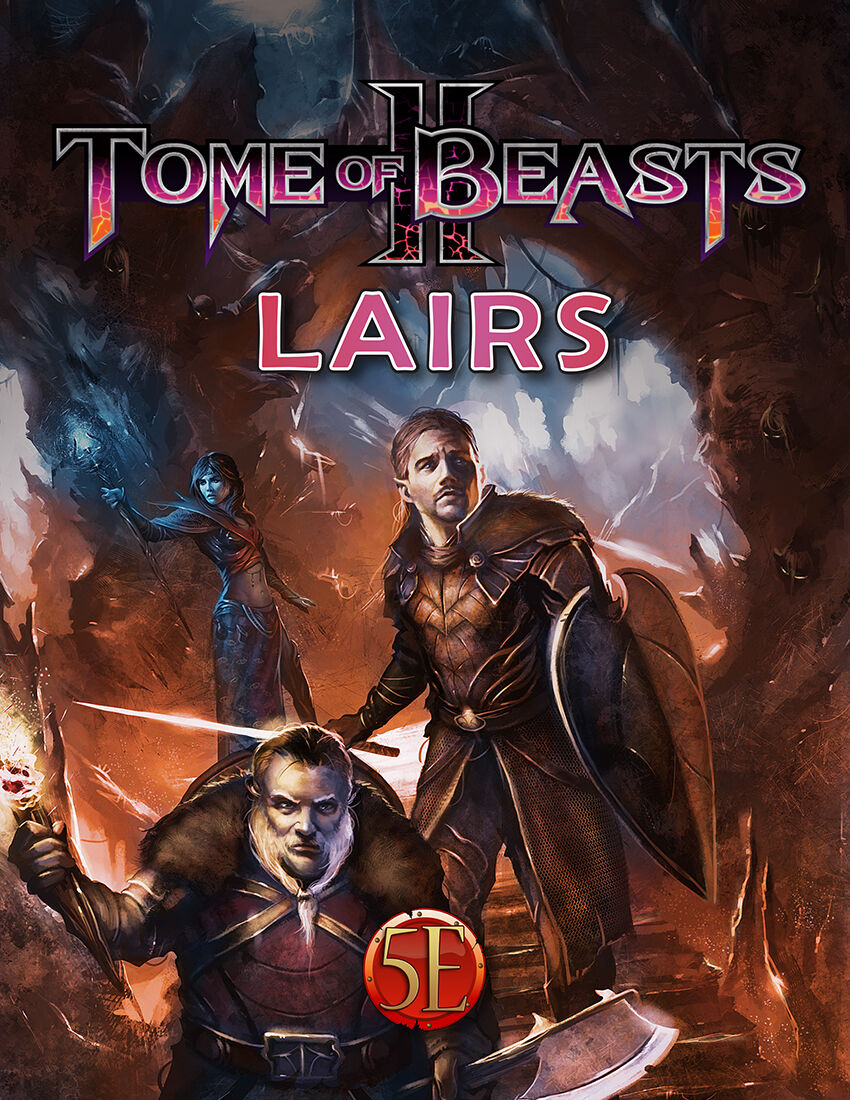 D&D 5E Tome of Beasts 2 Lairs Uoffisielt Supplement - Kobold Press