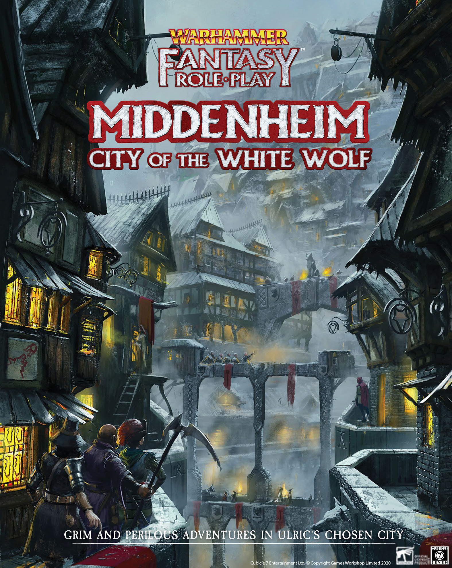 Warhammer RPG Middenheim City White Wolf Warhammer Fantasy