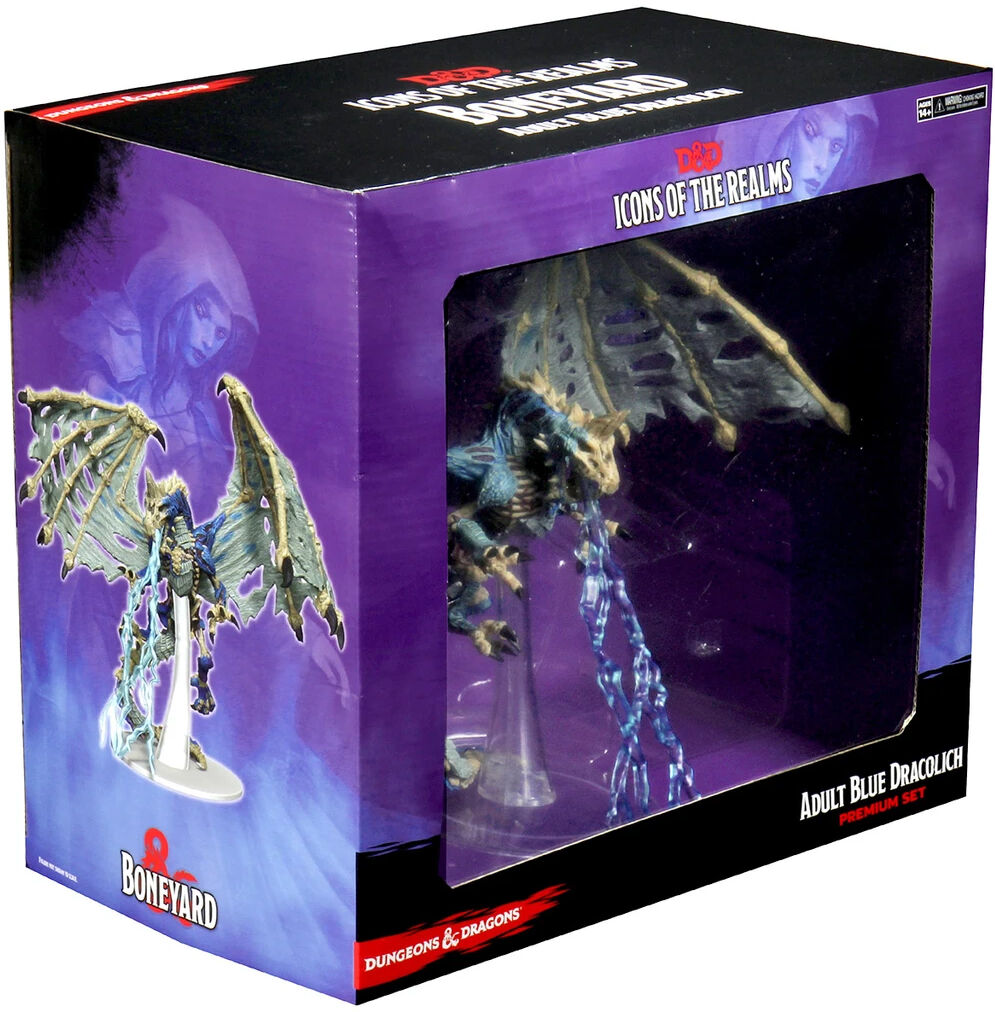 D&D Figur Icons Boneyard Blue Dracolic Dungeons & Dragons Premium Figure