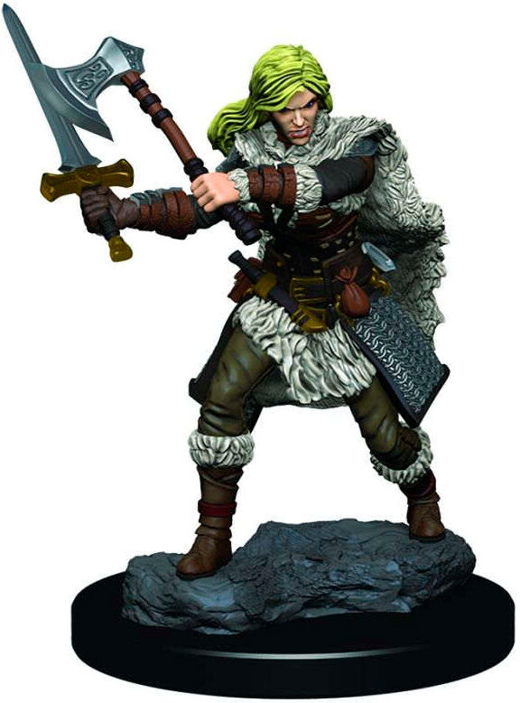 D&D Figur Icons Human Barbarian Female Icons of the Realm Premium Figures