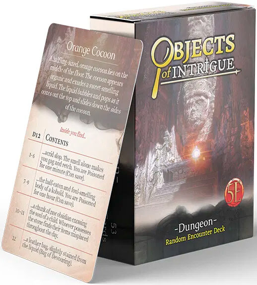 D&D Objects of Intrigue Dungeon Deck Dungeons & Dragons - Random Encounters