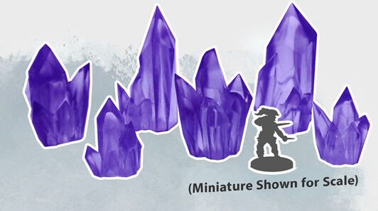 Monster Scenery Amethyst Crystals