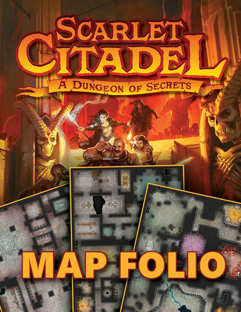 D&D 5E Scarlet Citadel Map Folio Uoffisielt Supplement - Kobold Press