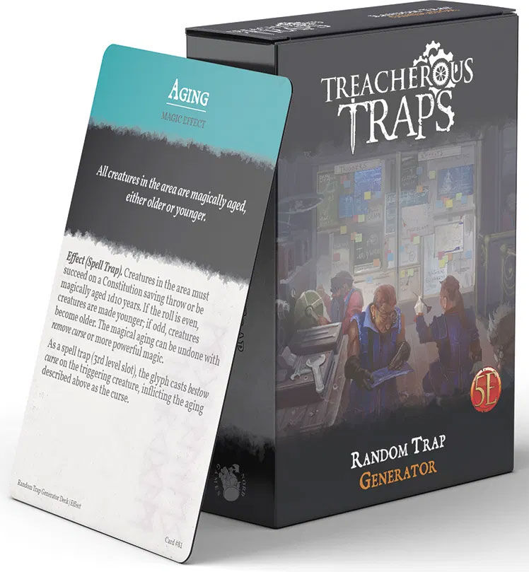 D&D Cards Random Trap Generator