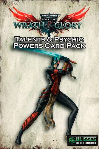 Warhammer 40K RPG Talents & Psychic Powe Wrath & Glory - Psychic Powers Card Pack