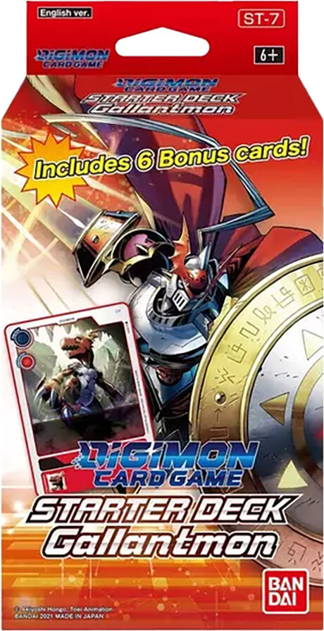 Digimon TCG Starter Deck Gallantmon Digimon Card Game - ST-7