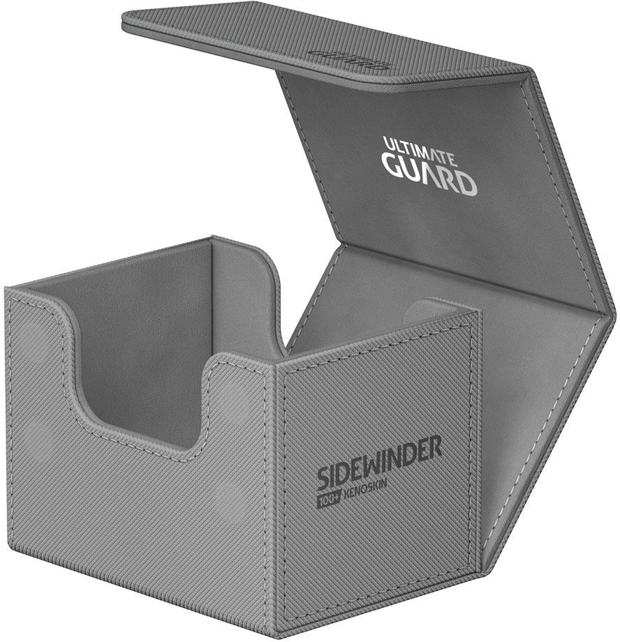 CardBox Sidewinder Monocolor 100+ Grå Ultimate Guard XenoSkin