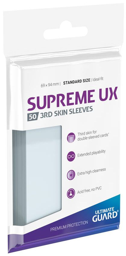 Sleeves Supreme 3rd Skin Klar x50 69x94