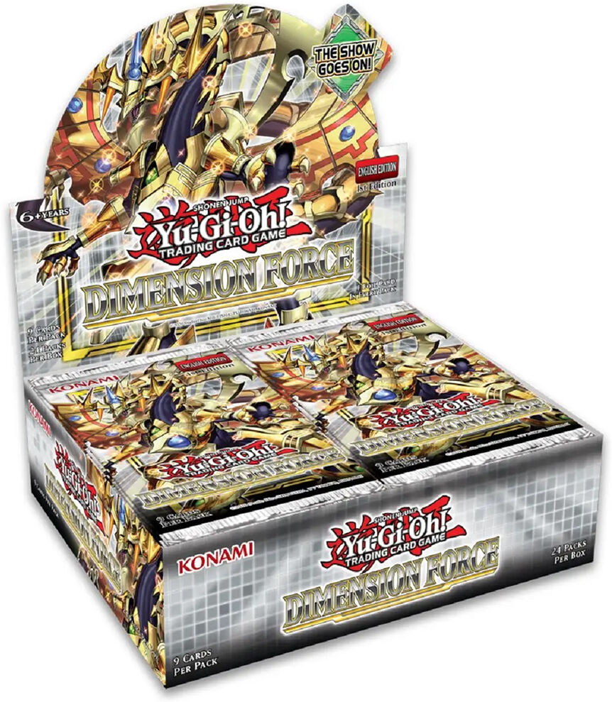 Yu Gi Oh Dimension Force Display 24 boosterpakker - Fabrikkforseglet