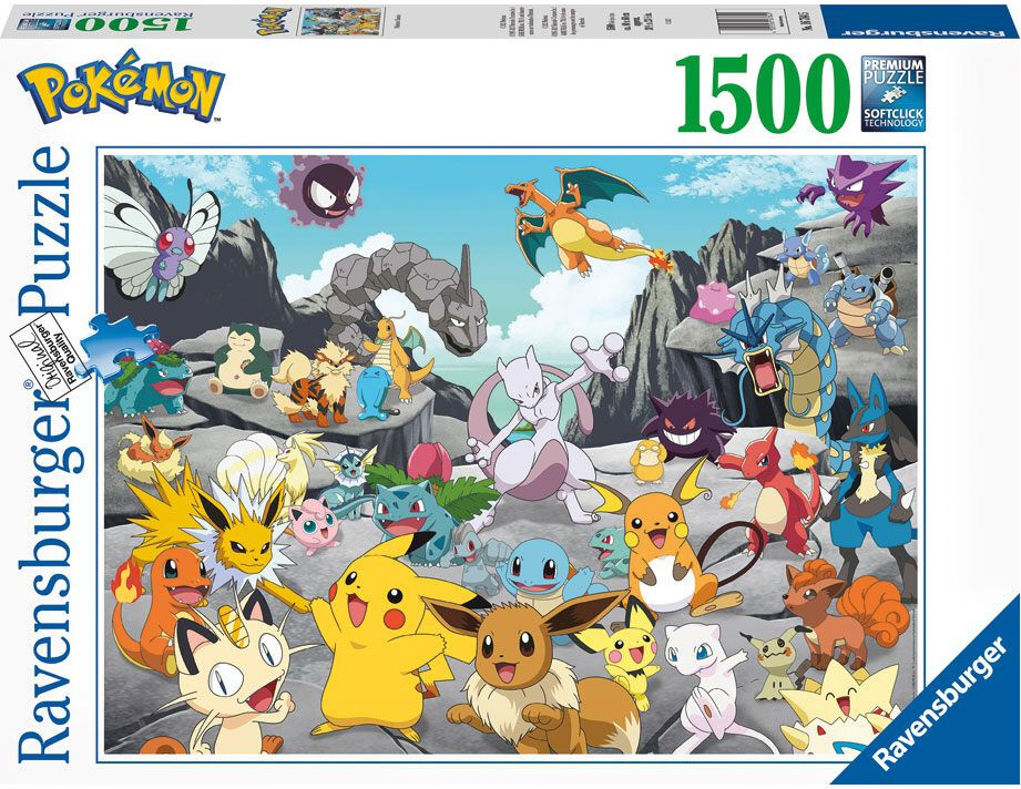 Pokemon 1500 biter Puslespill Ravensburger Puzzle