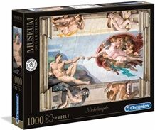 Clementoni Puslespill 1000 Michelangelo - Creation of Man