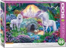 Eurographics Puslespill 500 Deler Unicorns in Fairy Land