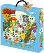 Bamse Eskepuslespill 40 biter Bamse