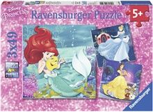 Ravensburger Puslespill 3 x 49 deler Disney Princess