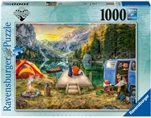 Ravensburger Puslespill 1000 Deler Calm Campsite