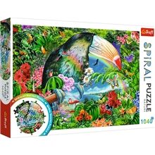 Trefl Puslespill 1040 Deler Spiral - Tropical Animals