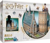 Wrebbit 3D Puslespill Harry Potter Hogwarts Hall