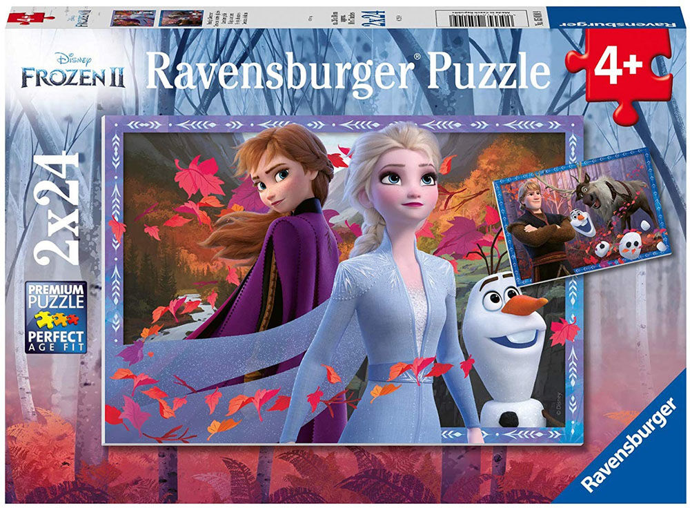 Ravensburger Puslespill 2x24 Brikker - Disney Frost 2