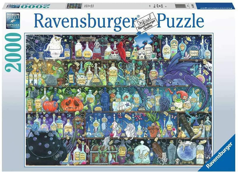 Ravensburger Puslespill - Poisons And Potions 2000 Brikker