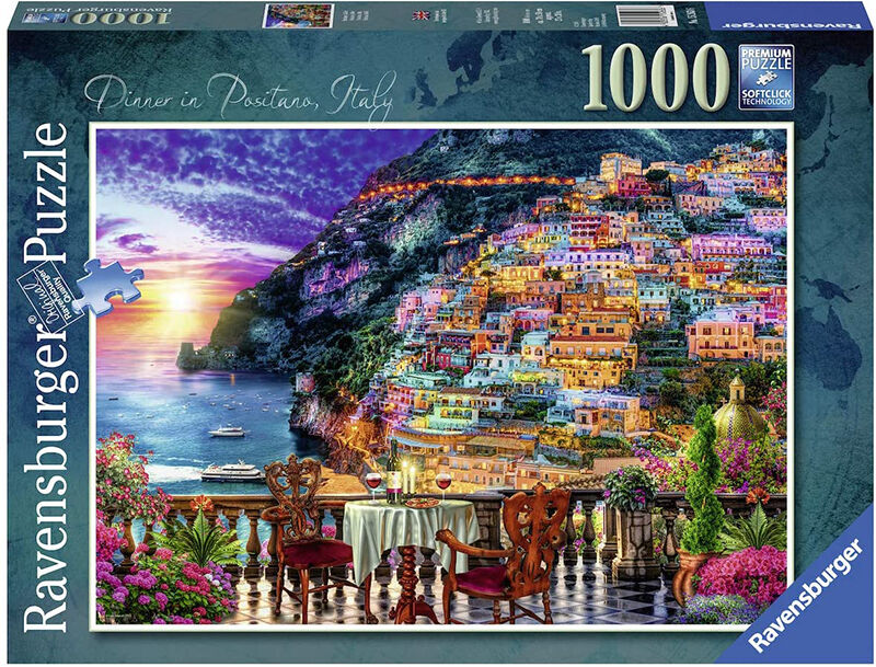 Ravensburger Puslespill - Dinner In Positano 1000 Brikker