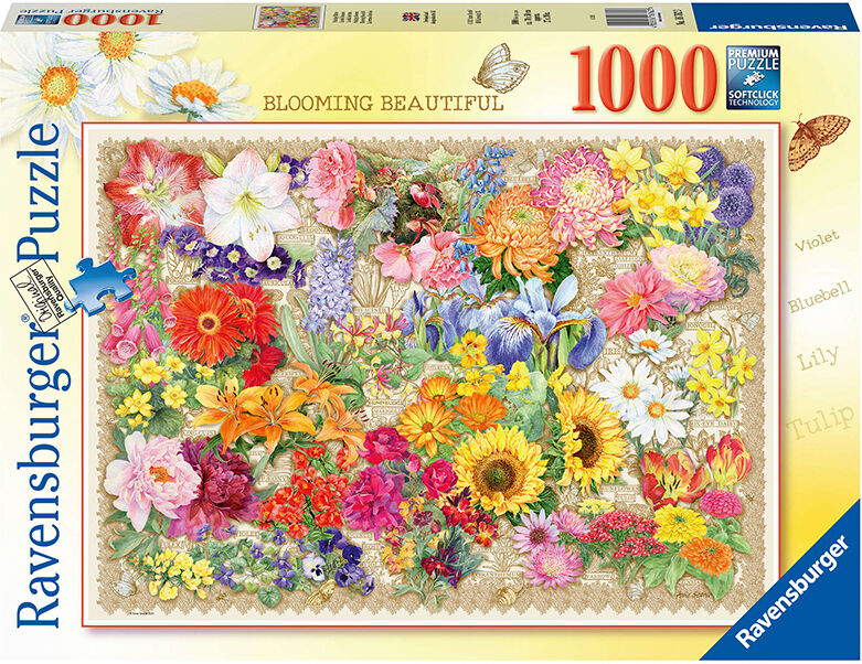 Ravensburger Puslespill - Blooming Beautiful 1000 Brikker