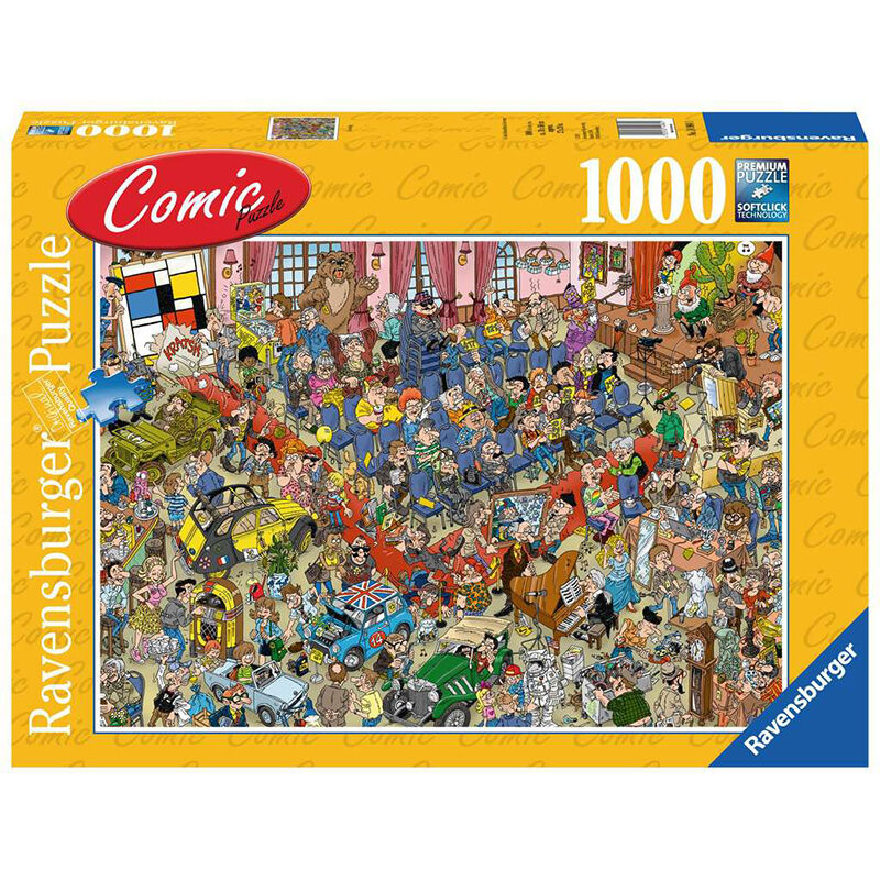 Ravensburger Puslespill 1000 Brikker - Auksjon Comic