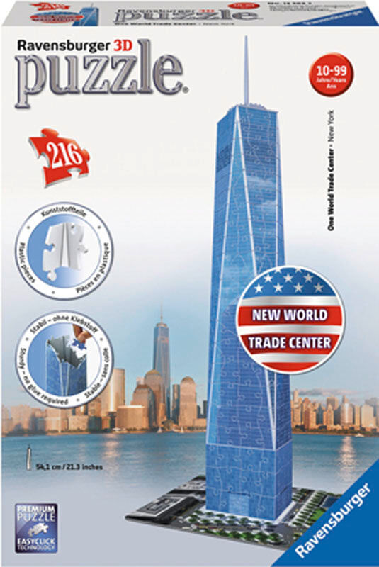 Ravensburger 3d Puslespill - World Trade Center 216 Brikker