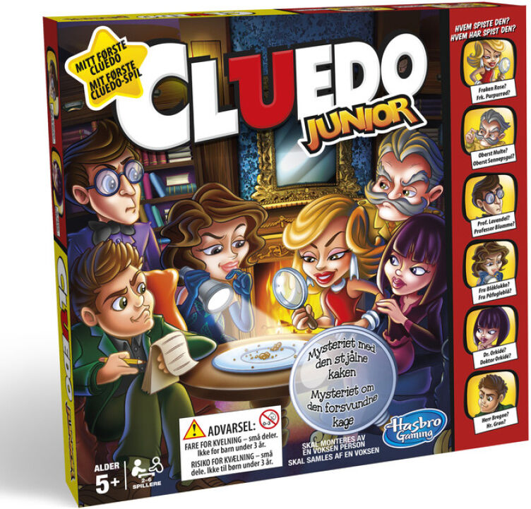 Hasbro Cluedo Junior Refresh Norsk Utgave