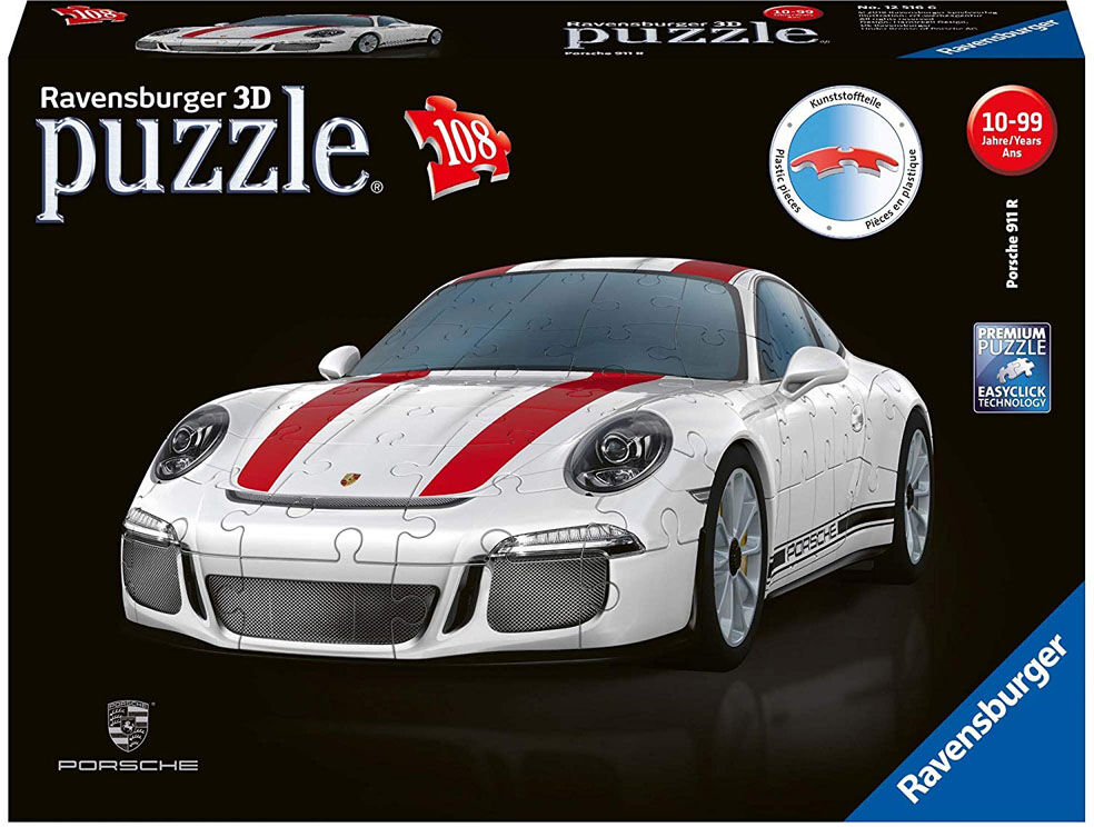 Ravensburger Puslespill 3d - Porsche 911r