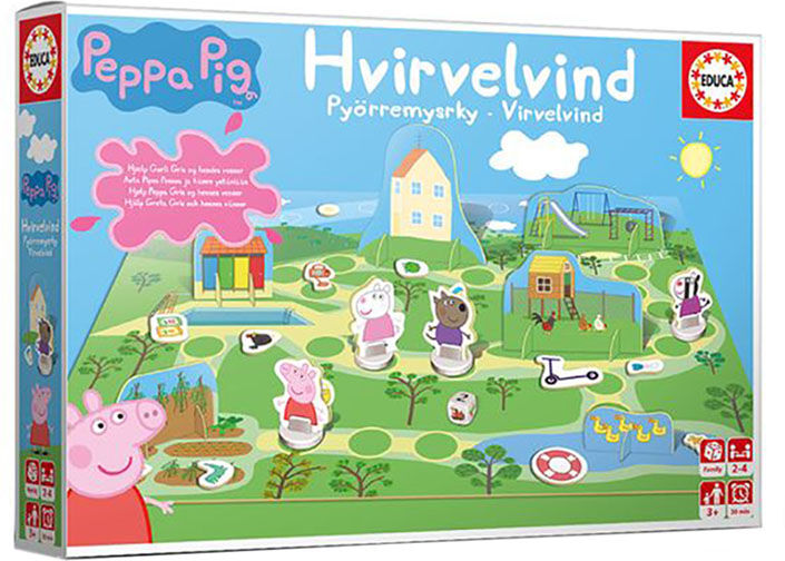 Peppa Gris Virvelvind Brettspill