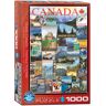 Puzzle 1000 el. Stare plakaty, Kanada Eurographics