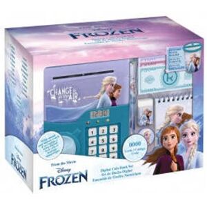 Kidseuroswan Mealheiro Digital Digital Frozen Ii com Relógio (Idade Mínima: 3)