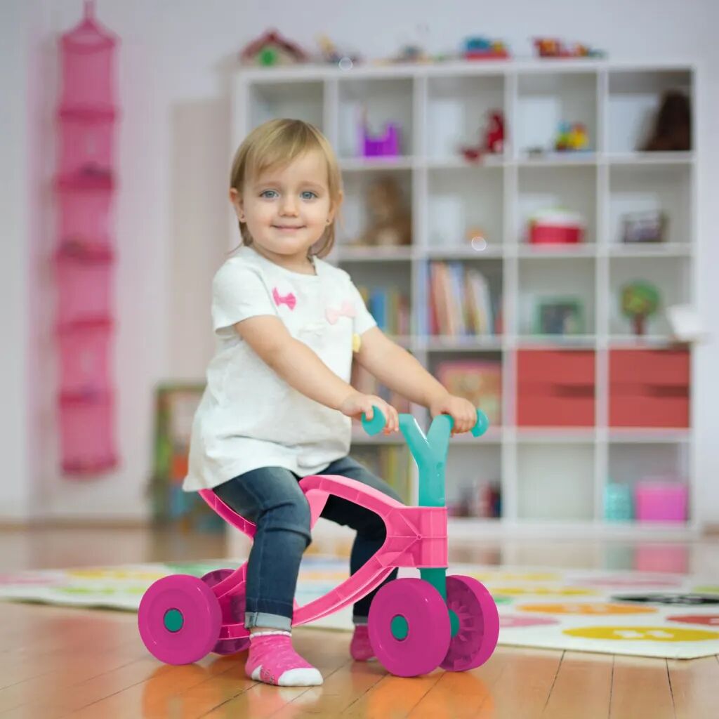 BIG Bicicleta de passeio Flippi rosa e azul turquesa