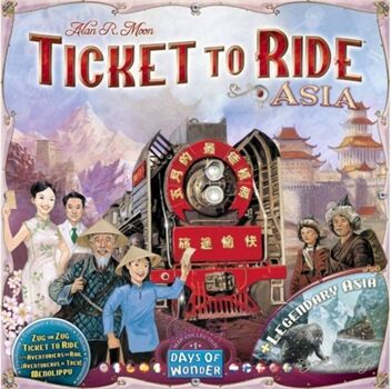 Divercentro Jogo de Tabuleiro Ticket to Ride Asia (Idade Mínima: 8 - Nível Dificuldade: Baixo)