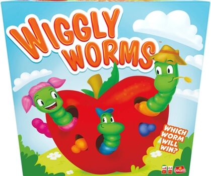 Goliath Jogo Infantil Wiggly Worms (Idade Mínima: ‍4 Anos - Dificuldade: Baixa)