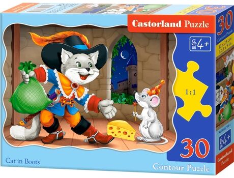 Castorland Puzzle Cat in Boots (30 Peças)