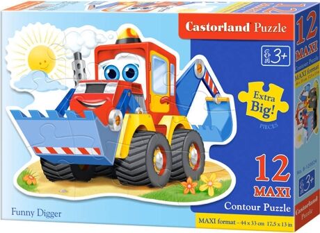 Castorland Puzzle Funny Digger (12 Peças)