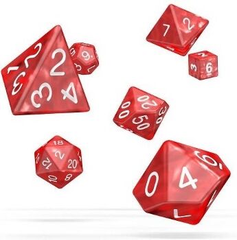 Ultimate Guard Jogo de Dados Dice RPG Marble (Vermelho)