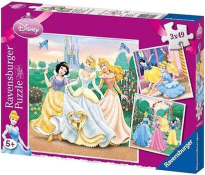 Ravensburger Conjunto de 3 Puzzles Los Suenos de Princesa (49 peças)