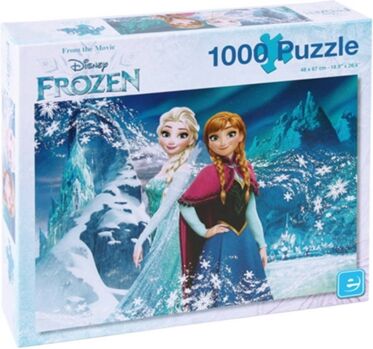 Disney Puzzle Coleção Frozen (Idade Mínima: 3 anos - 1000 Peças)